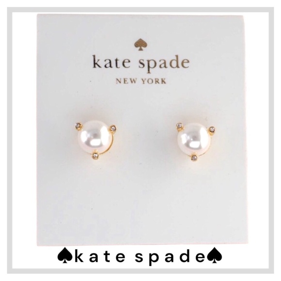 kate spade Jewelry - Kate Spade Rise and Shine Pearl Stud Earrings (with Dust Bag) New